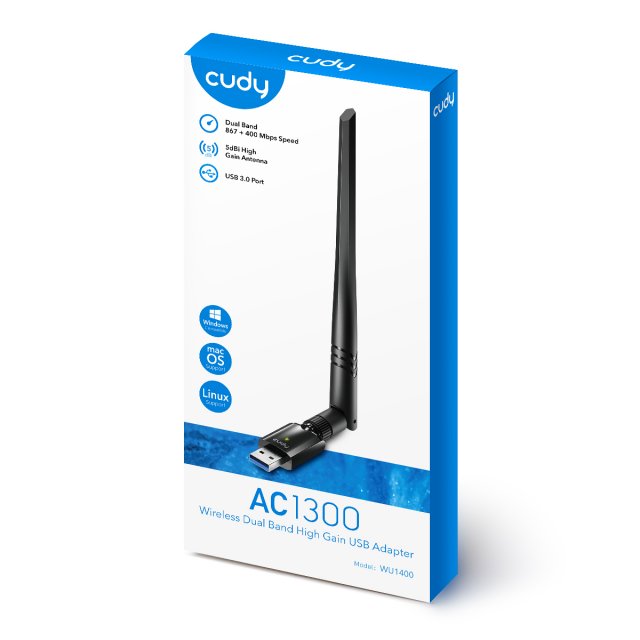 Mrežna oprema, Adapteri, AP i ruteri - CUDY WU1400 WIFI AC 1300Mb/S USB 3.0 - Avalon ltd